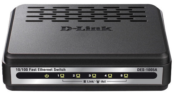 D-Link DES-1005A switch Negro
