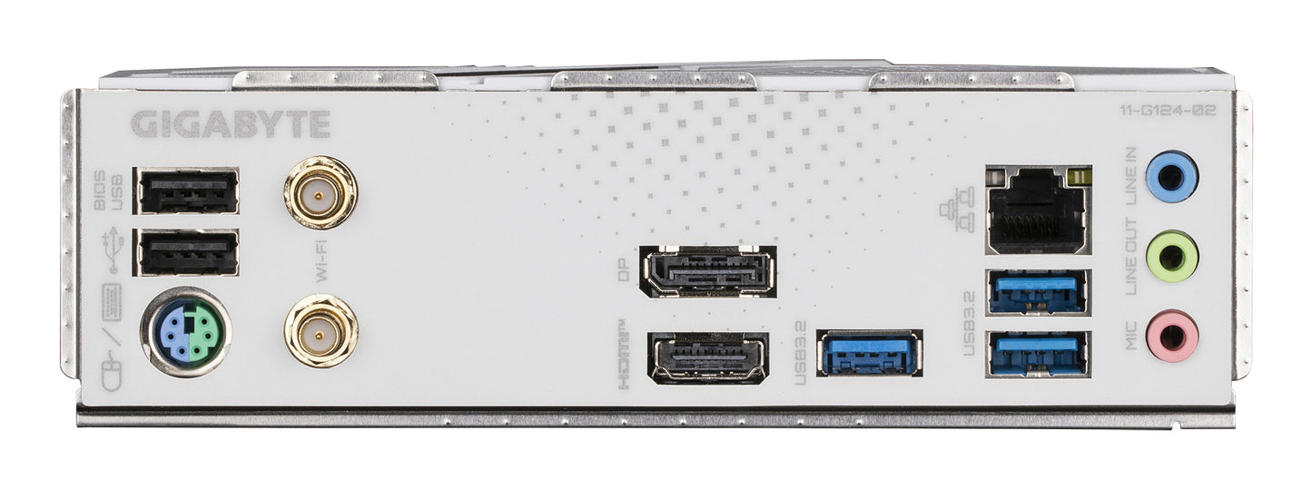 GIGABYTE B760M GAMING PLUS WIFI DDR4 Placa base - Compatible con procesadores Intel Core de 14ª generación, VRM de 4+1+1 fases, hasta 5333 MHz DDR4 (OC), 2xPCIe 4.0 M.2, Wi-Fi 6, LAN 1 GbE, USB 3.2 Gen 1