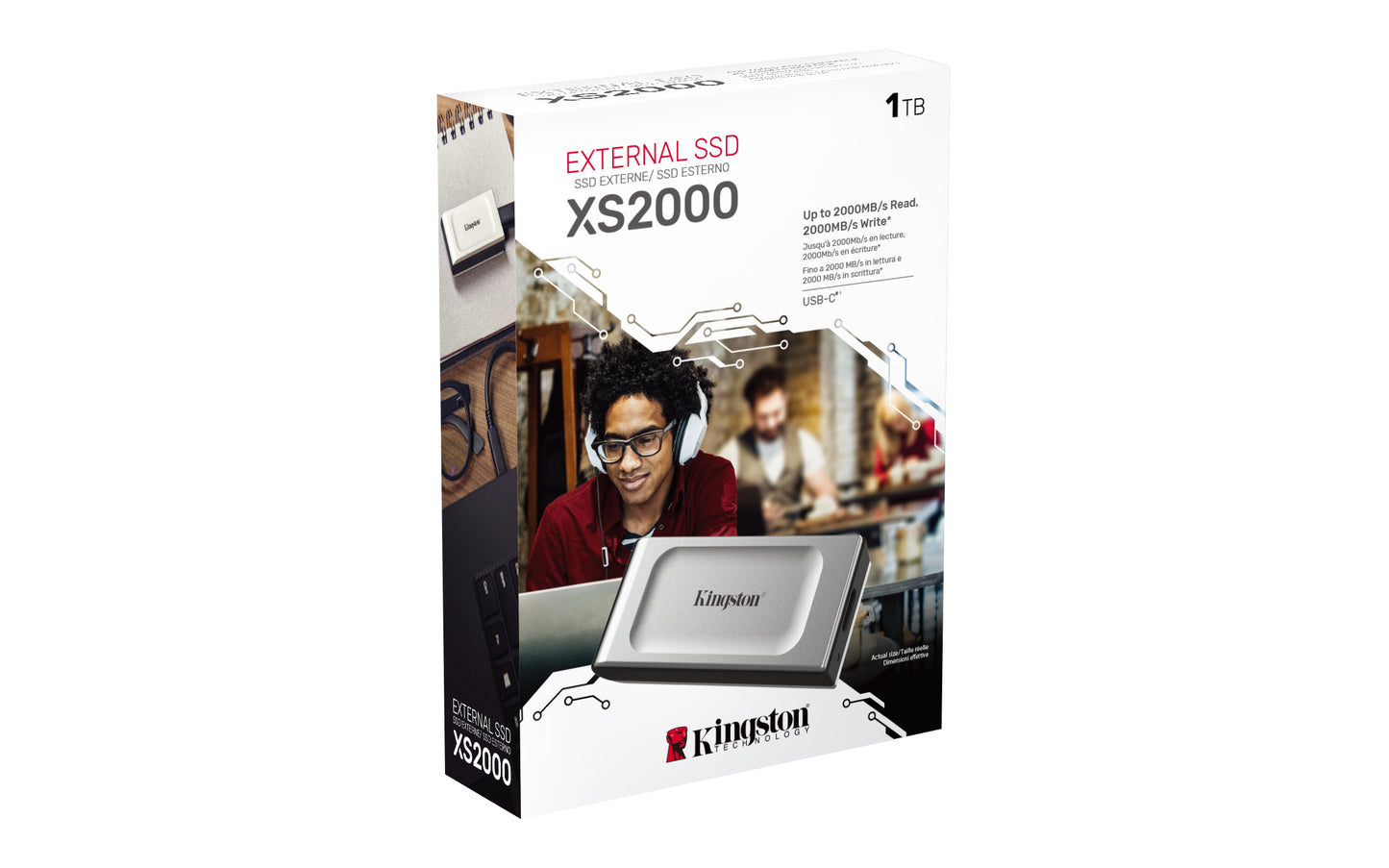 Kingston Technology 1000G SSD portátil XS2000