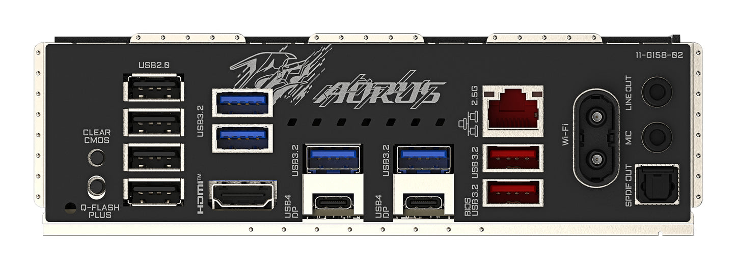 GIGABYTE X870M AORUS ELITE WIFI7 Placa Base – Compatible con procesadores AMD Ryzen 9000, VRM digital de 14+2+2 fases, hasta 8200 MHz DDR5 (OC), 1 x PCIe 5.0 + 1 x PCIe 4.0, Wi-Fi 7, LAN 2.5 GbE, USB 4