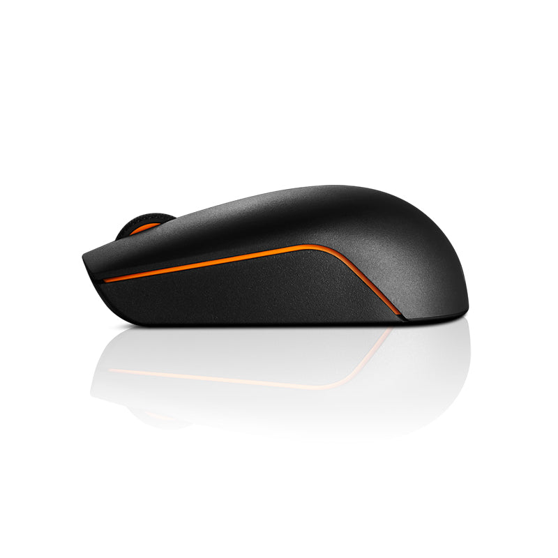 Mouse Lenovo 300 Compacto, Inalámbrico (2.4ghz A Través De Nano Receptor Usb-a), Negr