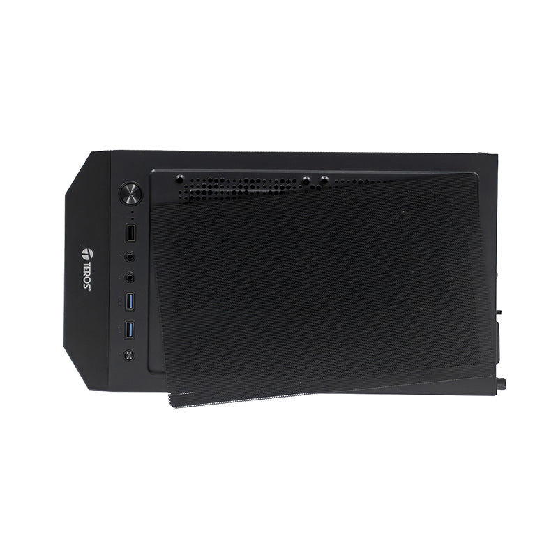 Case Sin Fuente Gamer Teros Te-1332g, Mid Tower, Itx/micro-atx/atx, Usb-a, Audio
