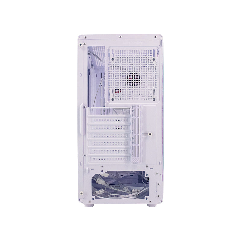 Case Sin Fuente Gamer Teros Te-1329g, Itx, M-atx,atx, 3.5 Y 2.5, Blanco Arma Tu