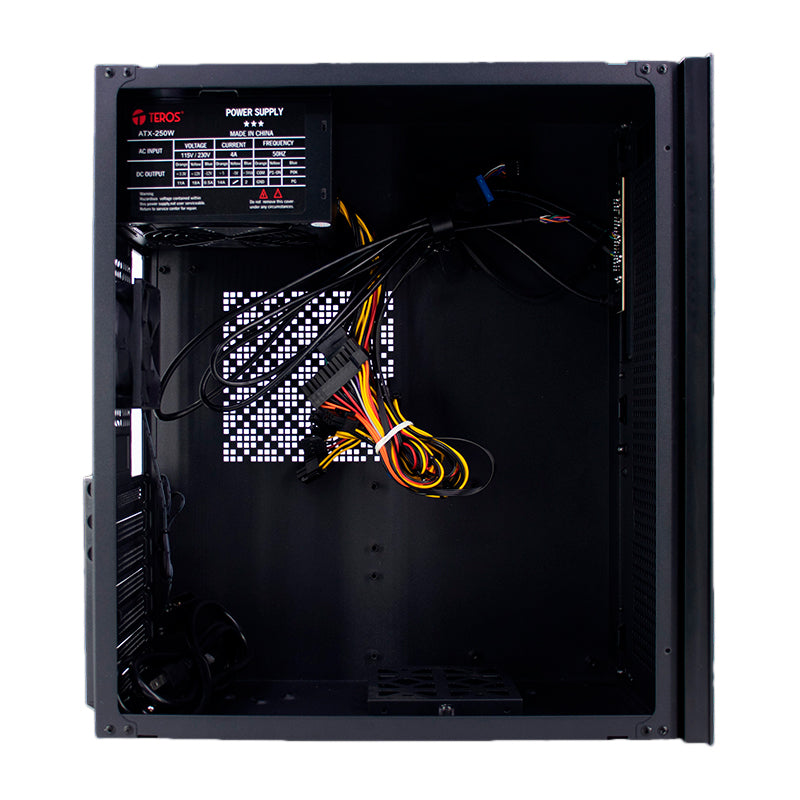 Case Con Fuente Teros Te-1036s, Full, E-atx / Atx/ Micro-atx / Itx, Usb-a, Audio, 250