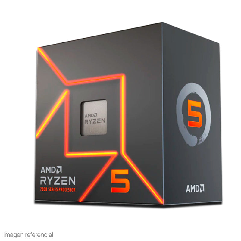 Procesador Amd Ryzen 5 7600 3.8/5.1ghz, 32mb L3, 6-core, Am5, 65w. Integra Contro