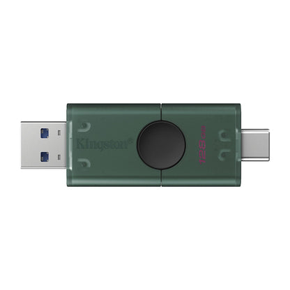 Memoria Flash Usb Kingston Datatraveler Duo, 128gb Usb 3.2 Gen 1, Color Negro Mate[@@