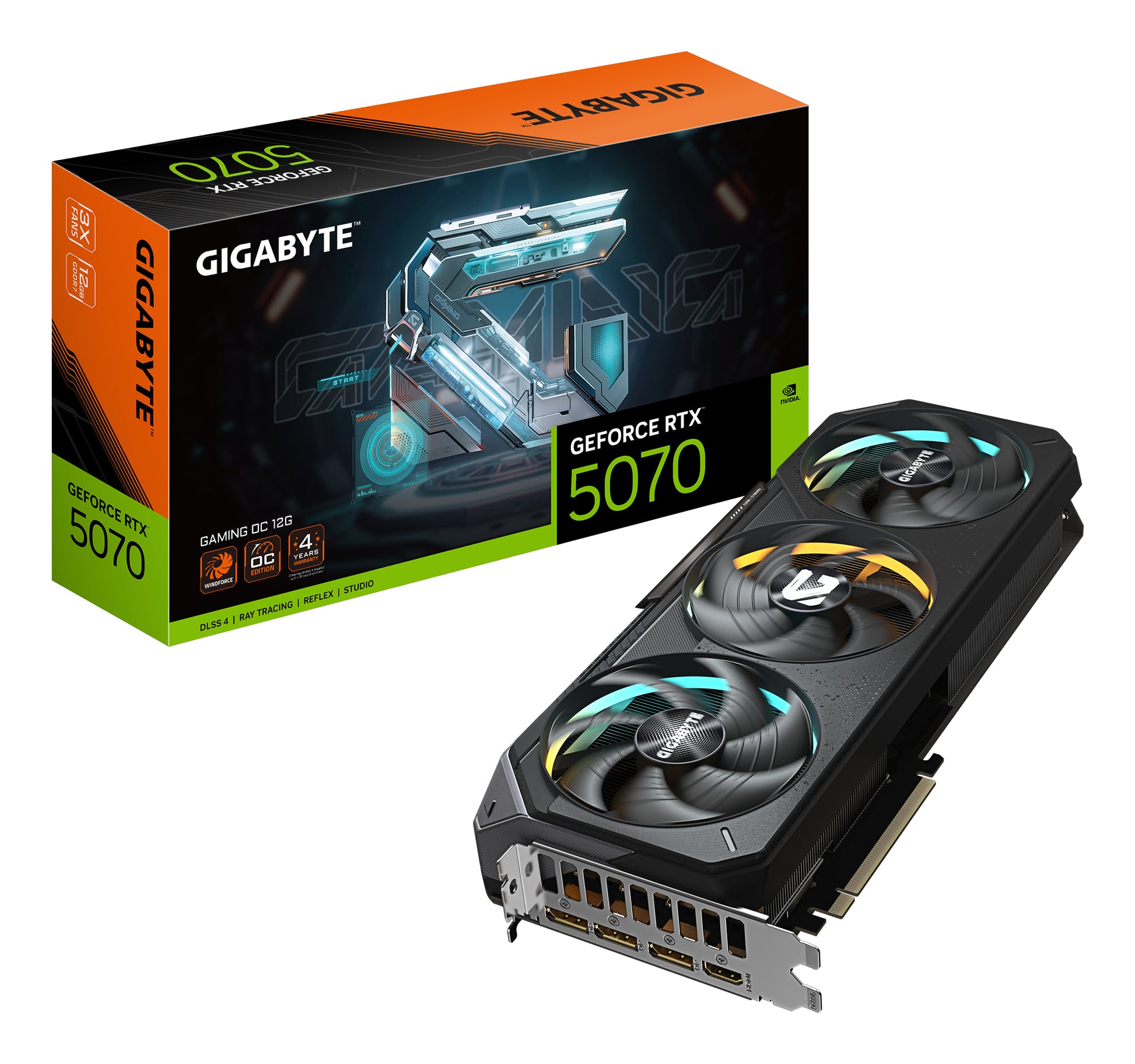 GIGABYTE GeForce RTX 5070 GAMING OC 12G Tarjeta Gráfica