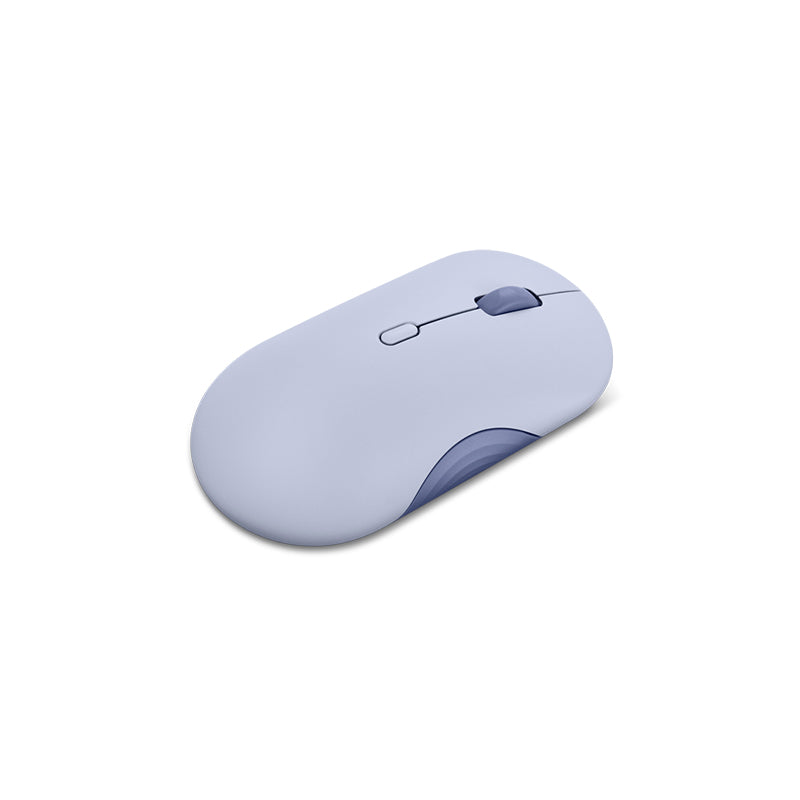 Mouse Lenovo 350 Silencioso, Interfaz Bluetooth, Color Uva Meta , Sin Batería El