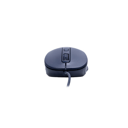 Mouse Óptico Teros Te-1243s, 2000 Dpi, Usb, 4 Botones, Azul Obtén Precisión Y Com