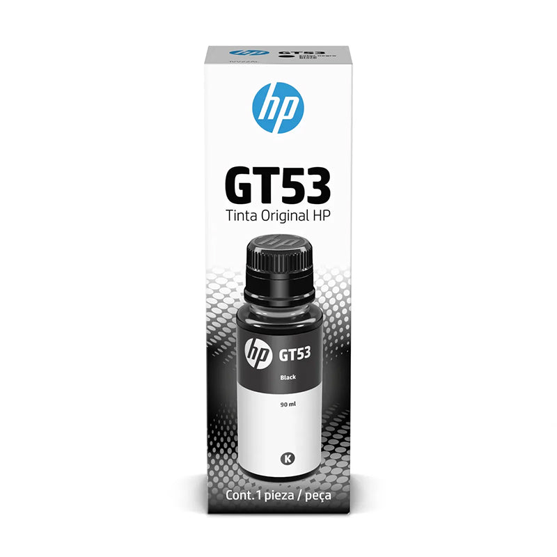 Botella Tinta HP GT53 Negra 90ml