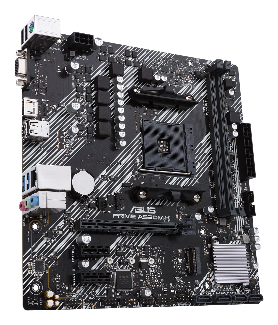 ASUS PRIME A520M-K AMD A520 Zócalo AM4 micro ATX