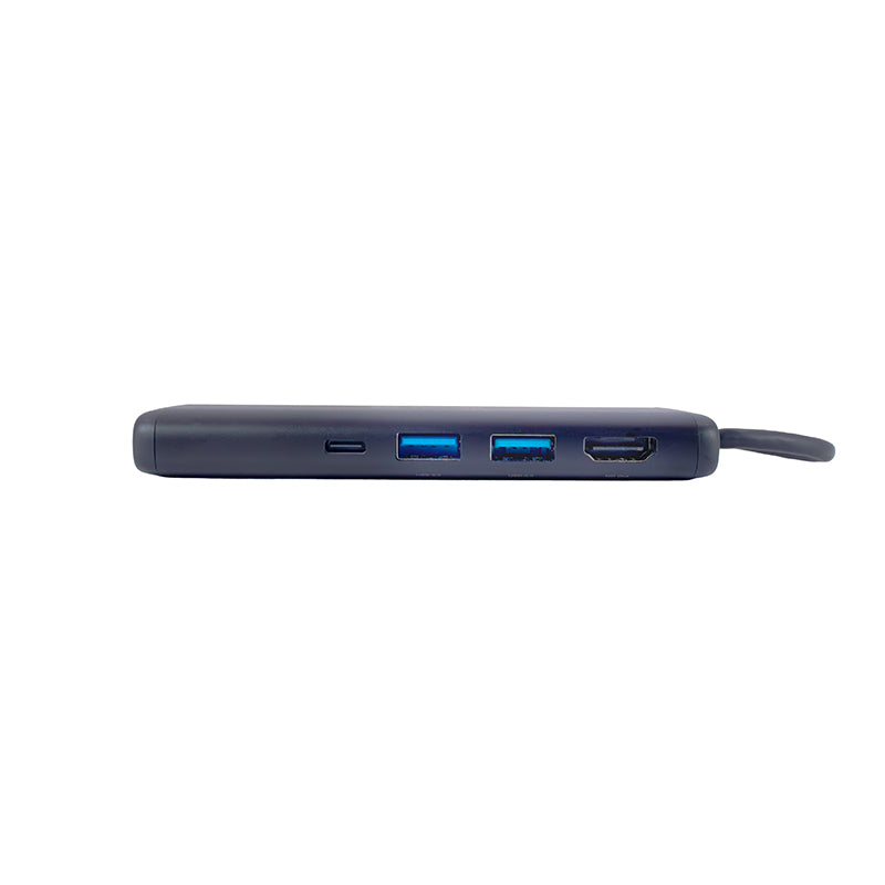 Concentrador De Puertos (hub) Teros Te-7134n Gen 3 Usb-c, 7 En 1 Descubre El Hub