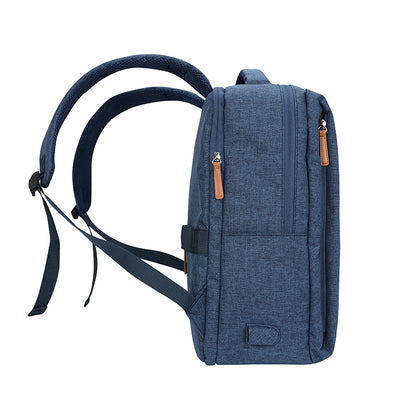 Backpack Teros City Iii Navy Te9048nv, Para Notebooks De Hasta 15.6, Color Azul 