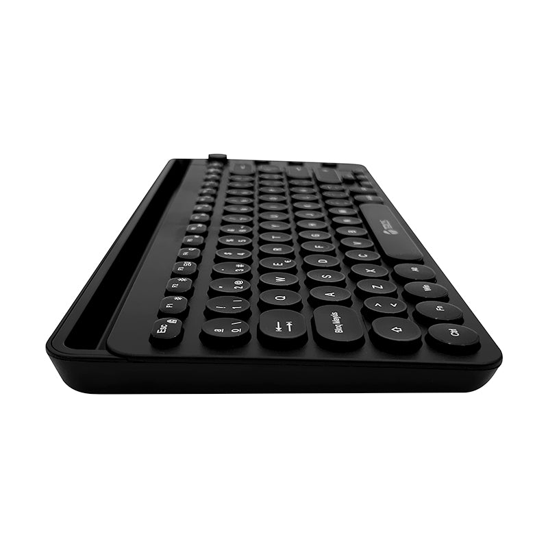 Teclado Inalámbrico Teros Te-4064n, 2.4 Ghz, Bluetooth 3.0 / 5.2, 80 Teclas, Negro[@@