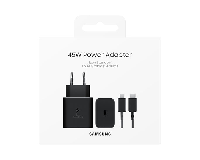 Samsung EP-T4511XBEGWW cargador de dispositivo móvil Universal Negro Corriente alterna Carga rápida Interior