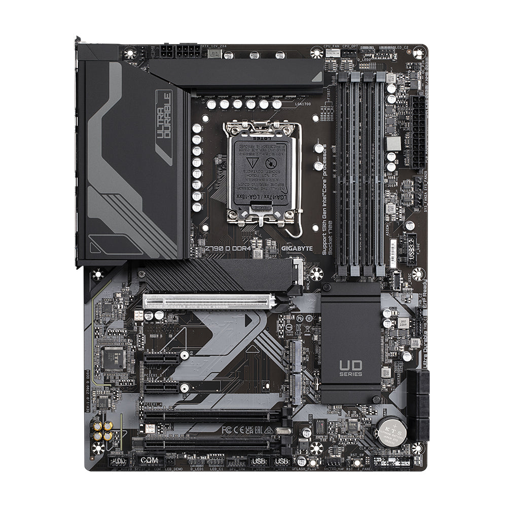 GIGABYTE Z790 D DDR4 Placa base - Compatible con procesadores Intel Core 14th Gen CPUs, 16+1+1 Phases Digital VRM, up to 5333MHz DDR4 (OC), 3xPCIe 4.0 M.2, 2.5GbE LAN, USB 3.2 Gen 2x2