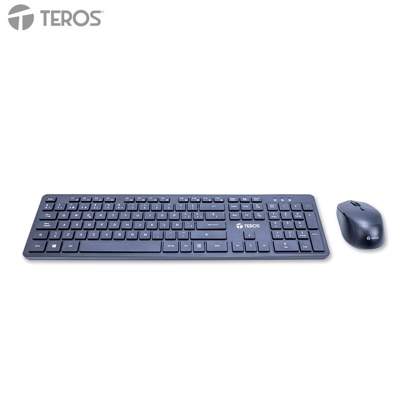 Kit Teclado + Mouse Teros Te-5013s, Negro Trabaja Con Mayor Libertad Usando El Co