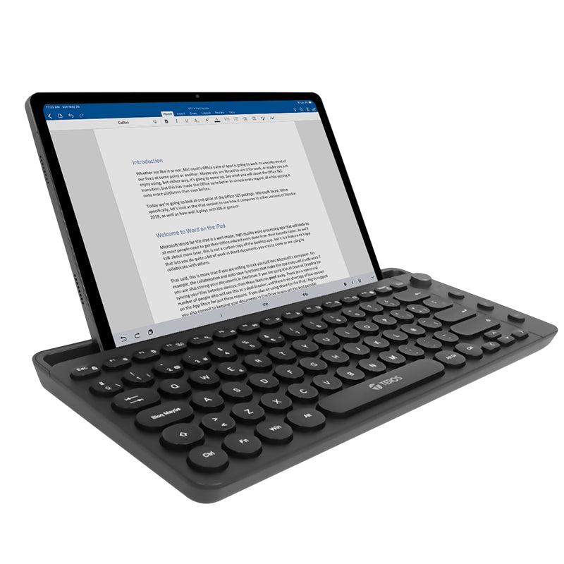 Teclado Inalámbrico Teros Te-4064n, 2.4 Ghz, Bluetooth 3.0 / 5.2, 80 Teclas, Negro[@@