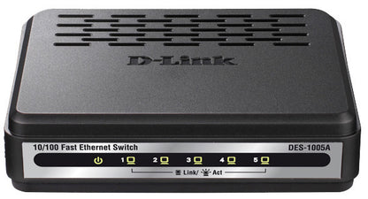 D-Link DES-1005A switch Negro