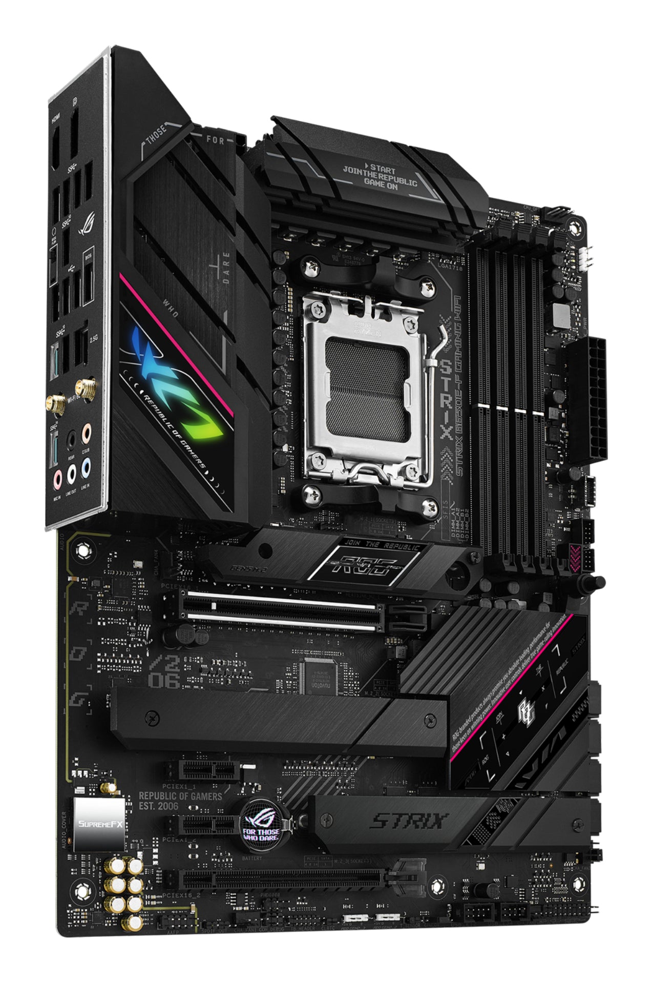 ASUS ROG STRIX B650E-F GAMING WIFI AMD B650 Zócalo AM5 ATX