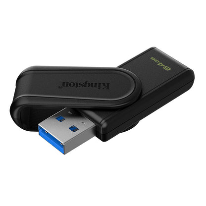 Memoria Flash Usb Kingston Datatraveler Exodia S,64gb, Interfaz: Usb 3.2 Gen 1, Negro