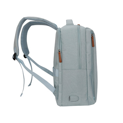Backpack Teros City Iii Te-9047sk, Para Notebooksde Hasta 15.6 - Color Azul Claro[@@