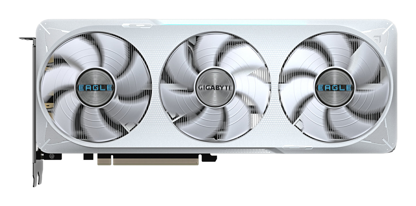 GIGABYTE GeForce RTX 5070 EAGLE OC ICE SFF 12G Tarjeta Gráfica - 12GB GDDR7, 192 bits, PCI-E 5.0, 2587 MHz Core Clock, 3 x DP 2.1a, 1 x HDMI 2.1b, NVIDIA DLSS 4, GV-N5070EAGLEOC ICE-12GD