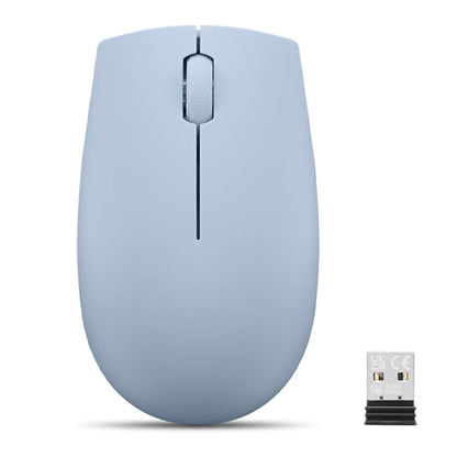 Mouse Inalambrico Compacto Lenovo 300, Color Azulescarcha. Conectividad: Receptor