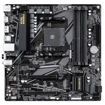 GIGABYTE B550M DS3H AC R2 Placa base - Procesadores AMD Ryzen 5000, VRM de 5+3 fases, hasta 4733 MHz DDR4 (O.C.), 1x M.2 PCIe 4.0 + 1x M.2 PCIe 3.0, Wi-Fi 5, LAN 1 GbE, USB 3.2 Gen 1