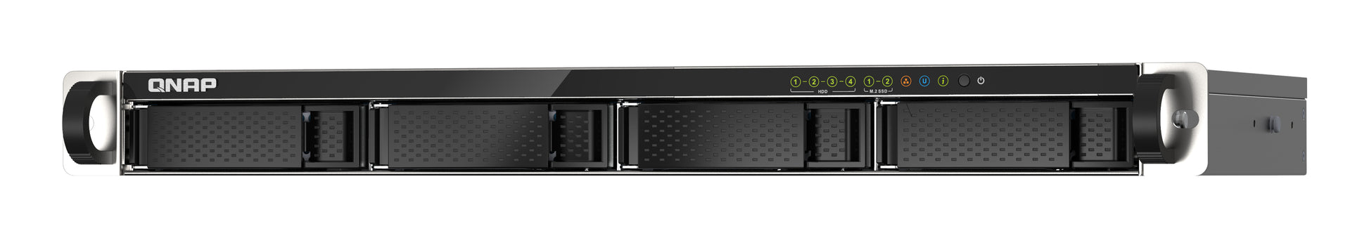 QNAP TS-435XeU NAS Bastidor (1U) Marvell CN9131 4 GB DDR4 0 TB QNAP QTS Negro, Gris