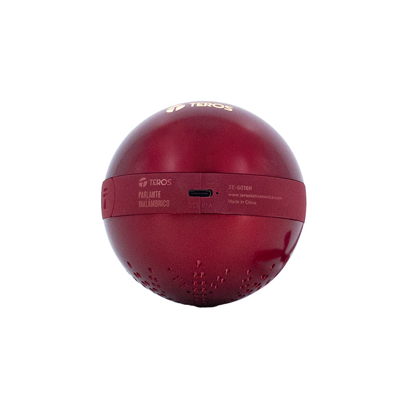 Parlante Inalámbrico Merry Christmas Teros Te-6018r, Bluetooth 5.3, Tipo Usb-c, Color