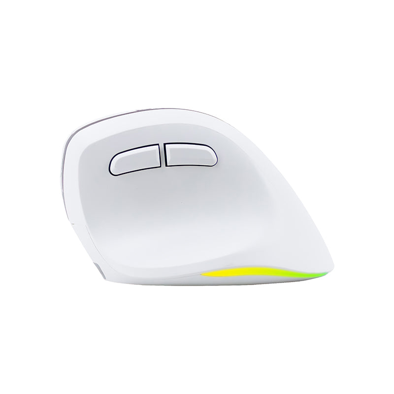 Mouse Inalámbrico Teros Te-1236s, Rgb, Blanco, 6 Botones Con Rueda Descubre El Mo