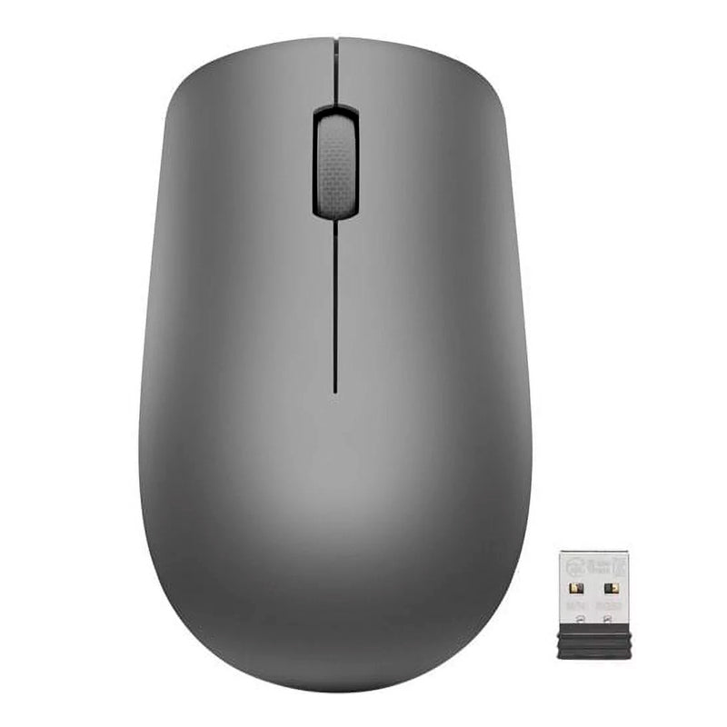 Mouse Lenovo 530 Inalambrico/diseño Ambidextro/sensor Optico/1200 Dpi/color Grafito.[
