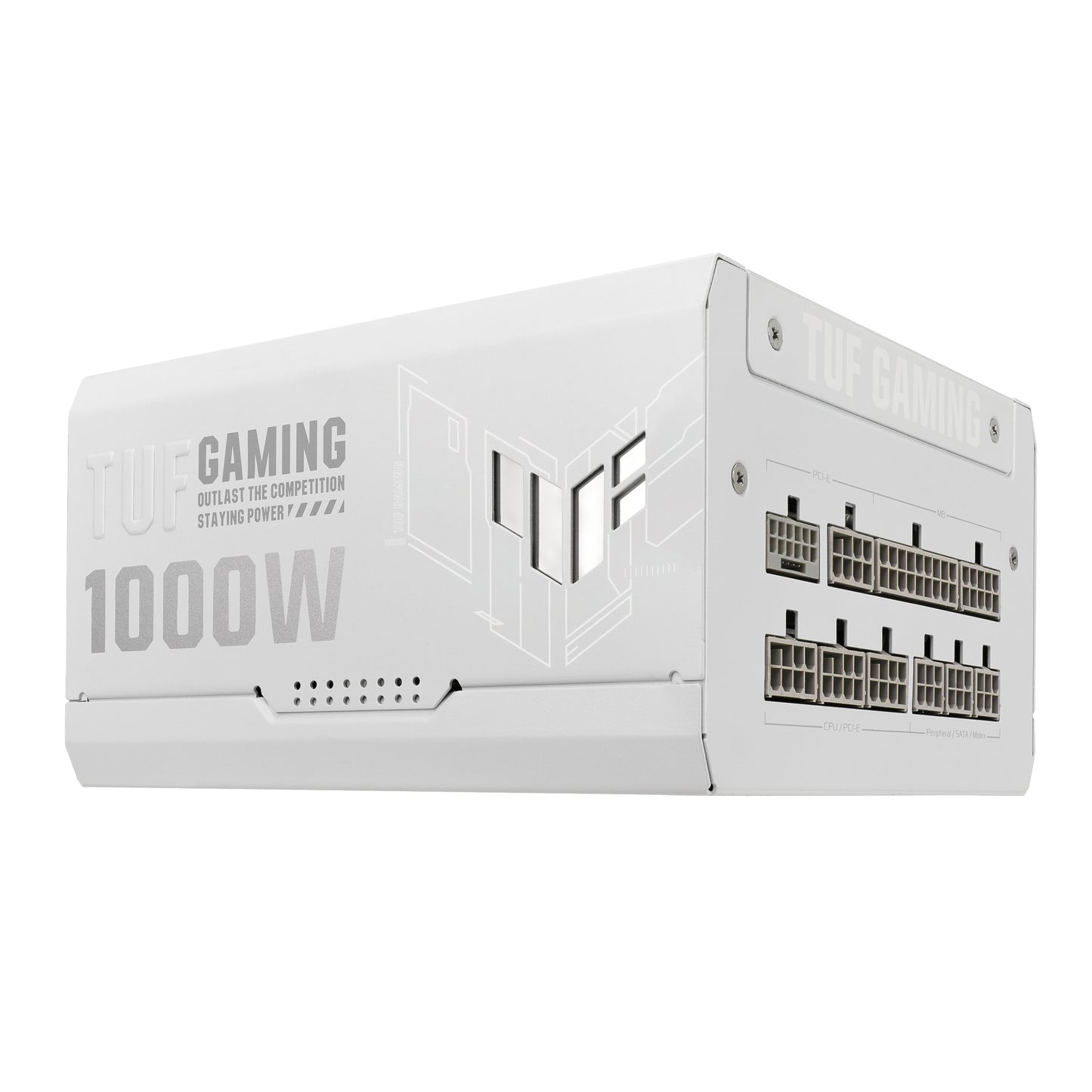 ASUS TUF Gaming 1000W Gold White Edition unidad de fuente de alimentación 20+4 pin ATX ATX Blanco