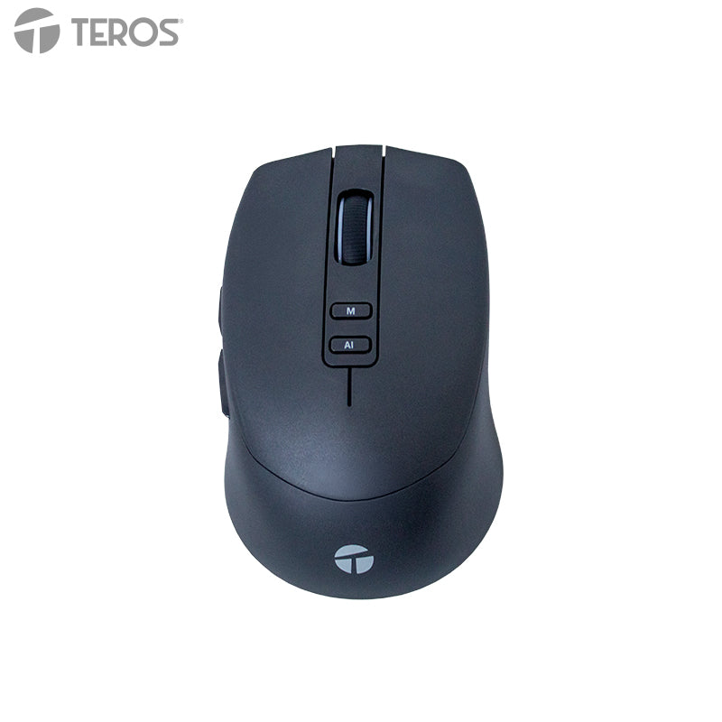 Mouse Inalámbrico Teros Te-1249ai, 2.4ghz, 8 Botones, Ia, Dpi 3200, Usb, Bt Poten