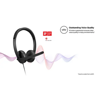 Auriculares Stereo Con Micrófono Lenovo Gen 2, Interfaz Usb-a Los Auriculares Est