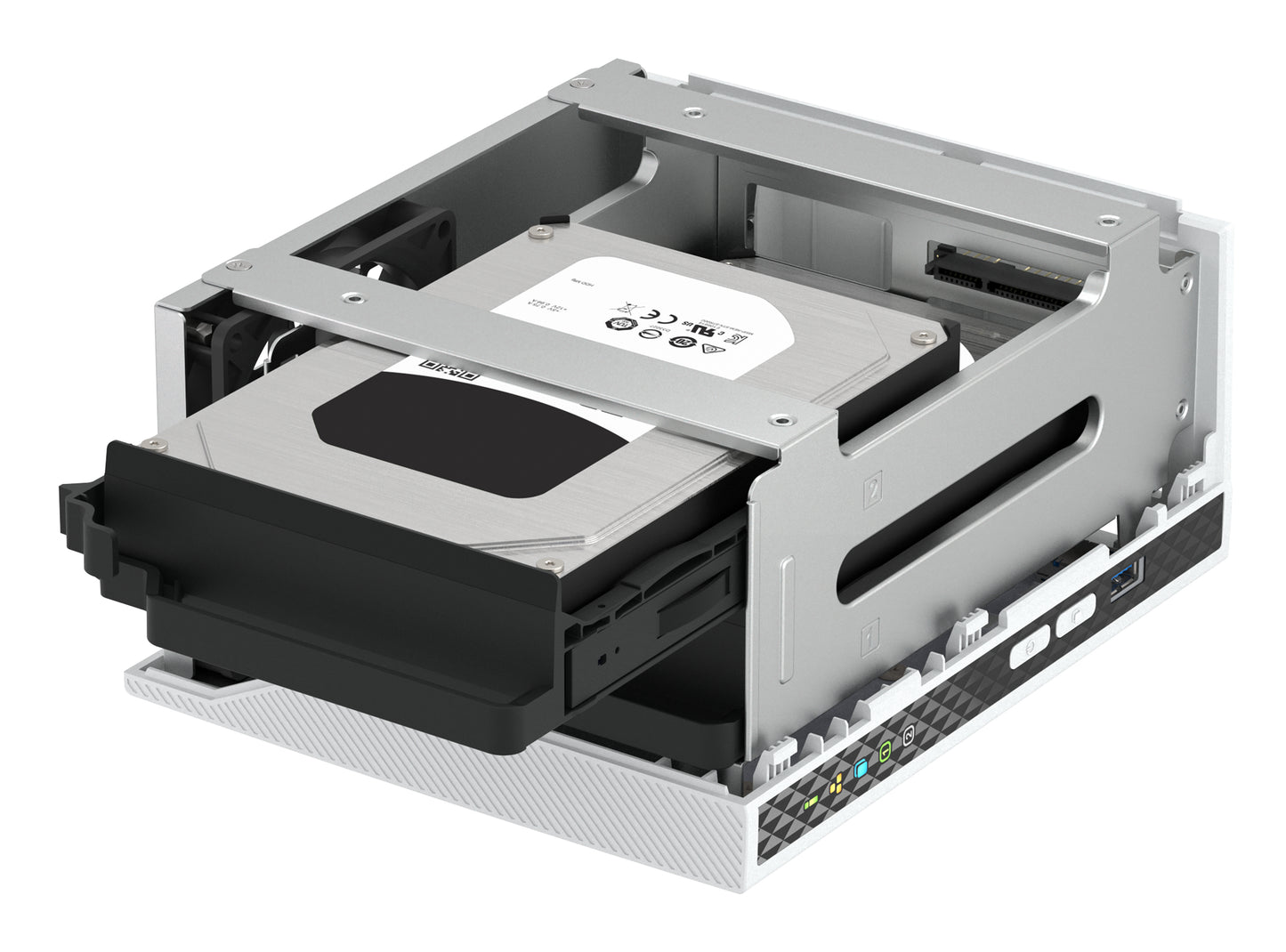 QNAP TS-233 NAS Torre ARM Cortex-A55 2 GB 0 TB QNAP QTS Blanco