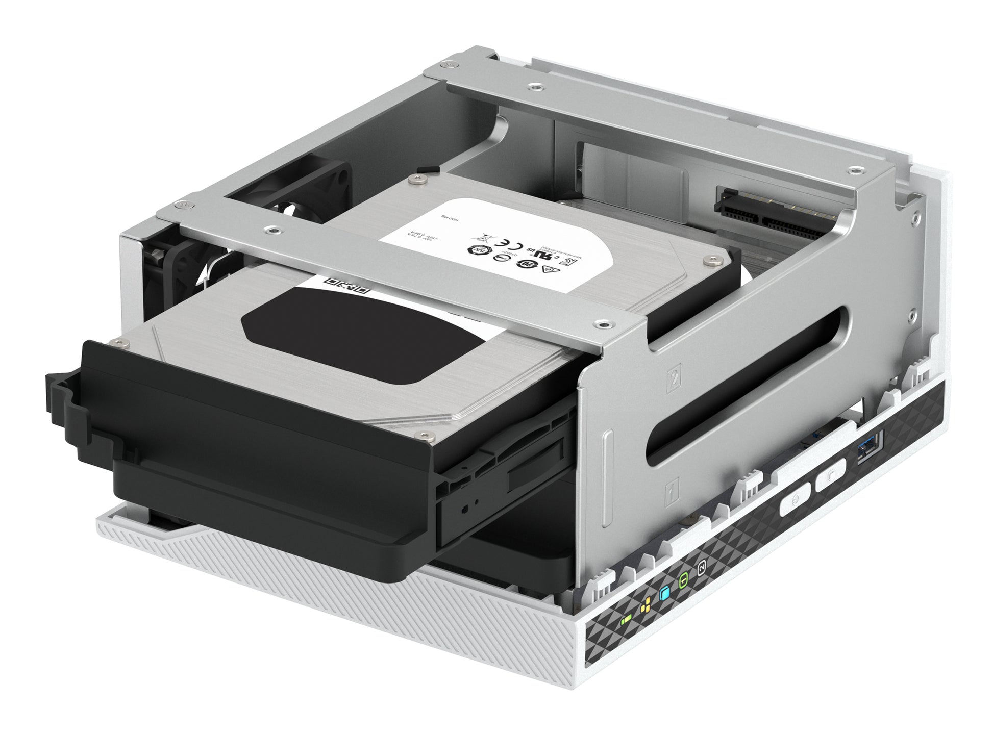 QNAP TS-233 NAS Torre ARM Cortex-A55 2 GB 0 TB QNAP QTS Blanco
