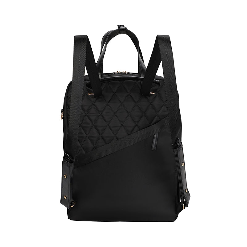Backpack Teros Roseann Ii Te-9050bk, Para Notebooks De Hasta 14.1 - Color Black 