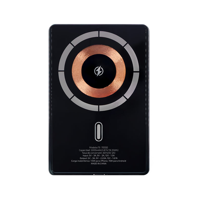 Powerbank Teros Te-7055d, 5000 Mah, (3,85 V/19.35wh) Descubre El Powerbank Teros