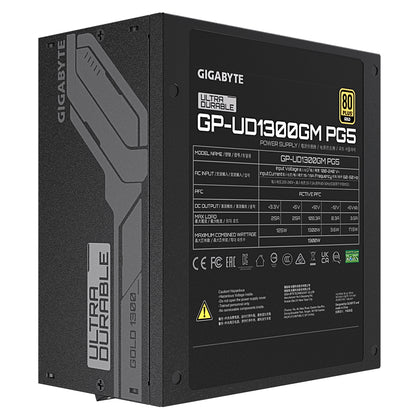 GIGABYTE UD1300GM PG5 unidad de fuente de alimentación 1300 W 20+4 pin ATX ATX Negro