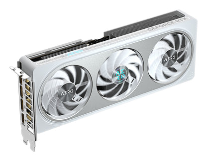 GIGABYTE GeForce RTX 5060 Ti AERO OC 8G Tarjeta Gráfica – 8 GB GDDR7, 128 bits, PCI-E 5.0, 2647 MHz Frecuencia del núcleo, 3 x DisplayPort, 1 x HDMI, GV-N506TAERO OC-8GD