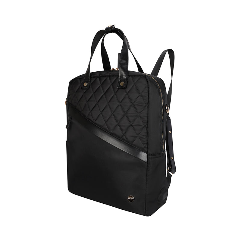 Backpack Teros Roseann Ii Te-9050bk, Para Notebooks De Hasta 14.1 - Color Black 