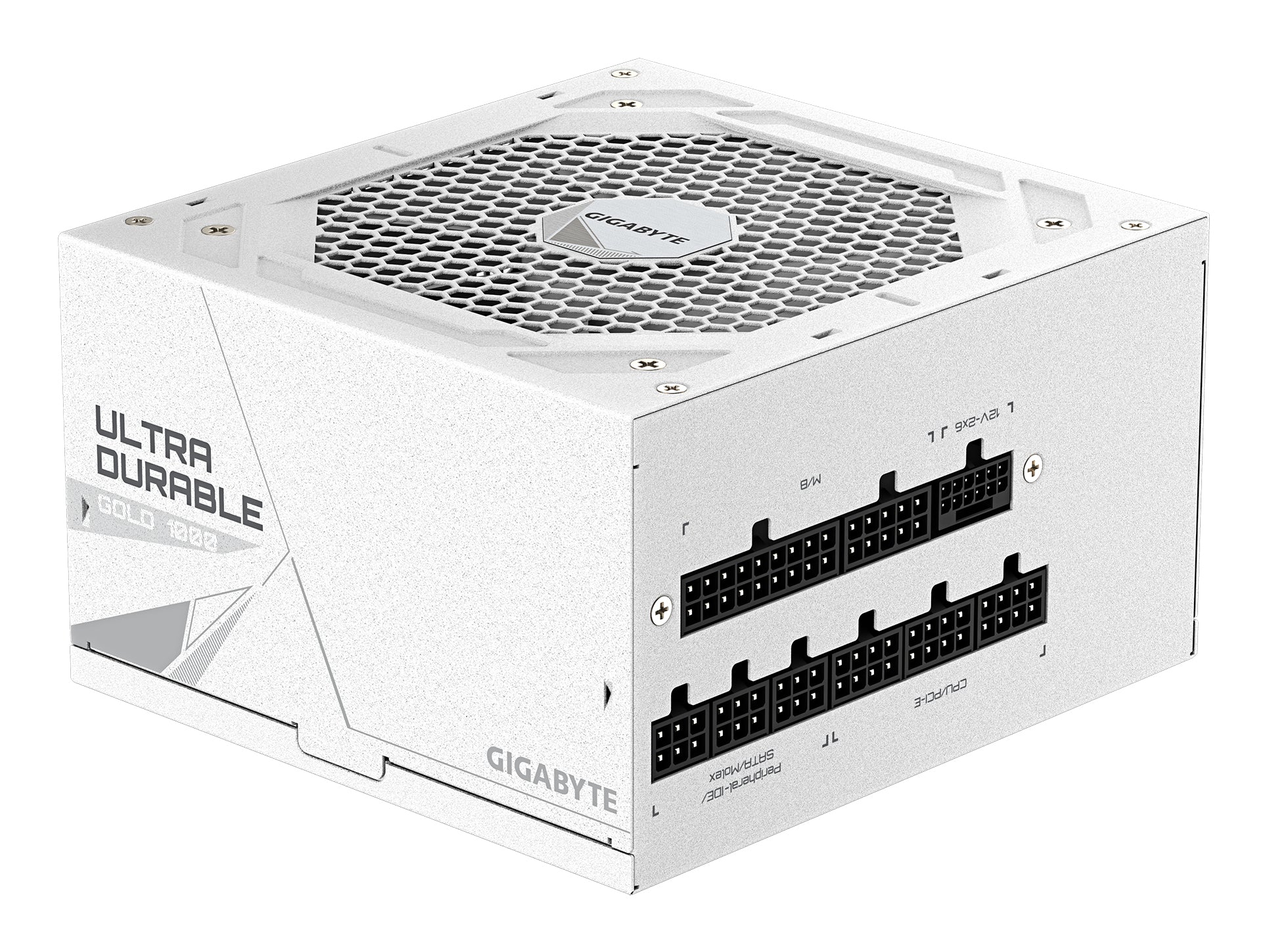 GIGABYTE UD1000GM PG5 V2 ICE Fuente de Alimentación – PCIe Gen 5.1, 80 PLUS Gold, Diseño completamente modular, Ventilador de 120 mm, Compatible con ATX 3.1, Enchufe EU