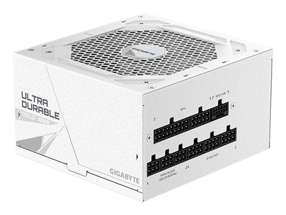 GIGABYTE UD1000GM PG5 V2 ICE Fuente de Alimentación – PCIe Gen 5.1, 80 PLUS Gold, Diseño completamente modular, Ventilador de 120 mm, Compatible con ATX 3.1, Enchufe EU