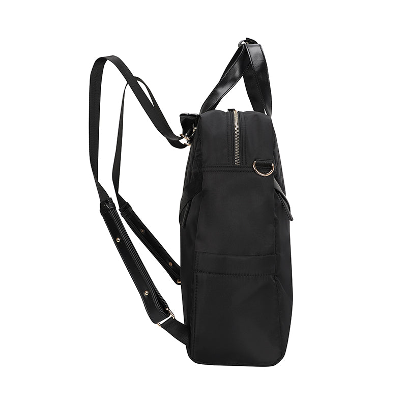 Backpack Teros Roseann Ii Te-9050bk, Para Notebooks De Hasta 14.1 - Color Black 