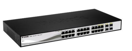 D-Link DGS-1210-26 switch Gestionado L2 Gigabit Ethernet (10/100/1000) 1U Negro, Gris