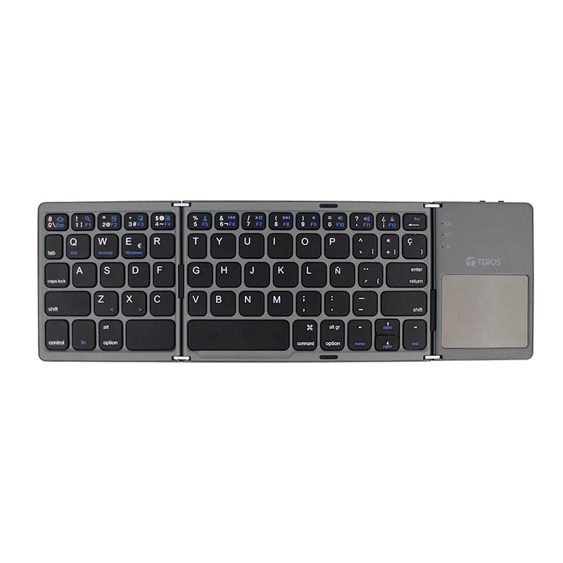 Teclado Plegable Teros Gris