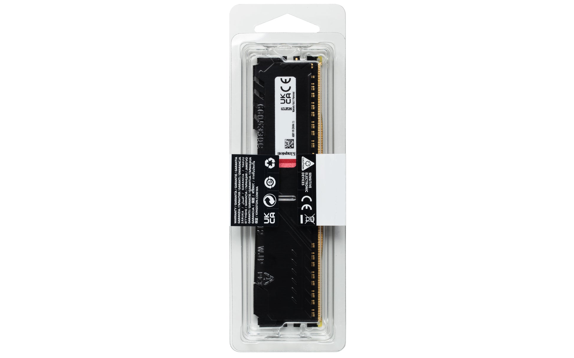 Kingston Technology FURY Beast 16GB 3200MT/s DDR4 CL16 DIMM 1Gx8 Black