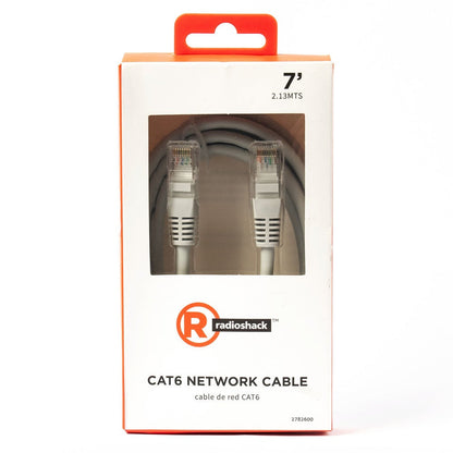 Cable De Red Ethernet Radioshack Cat6 (2.13m) - Internet De Alta Velocidad